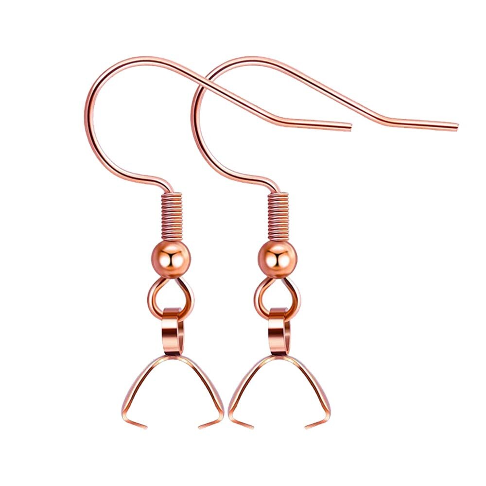 10-20Pcs Stainless Steel Dangle Earring Hooks Earwire Pendant Clasp Ear Wire Buckle Finding Accessories For DIY Jewelry Making