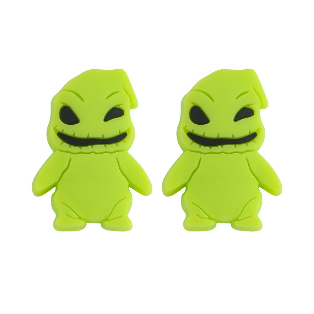 20Pcs New Halloween Ghost Skeleton Series Silicone Beads For Jewelry Making DIY Halloween Gifts Necklace Keychain Accessories