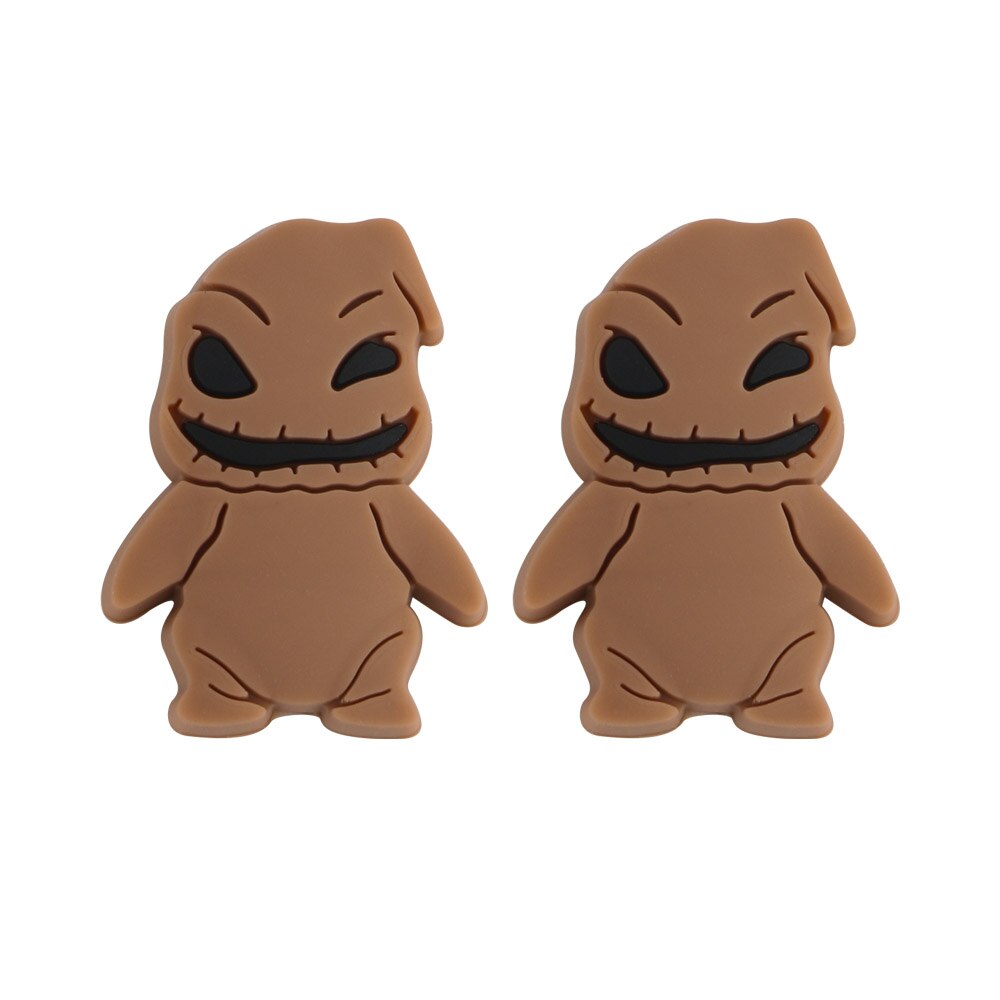 20Pcs New Halloween Ghost Skeleton Series Silicone Beads For Jewelry Making DIY Halloween Gifts Necklace Keychain Accessories