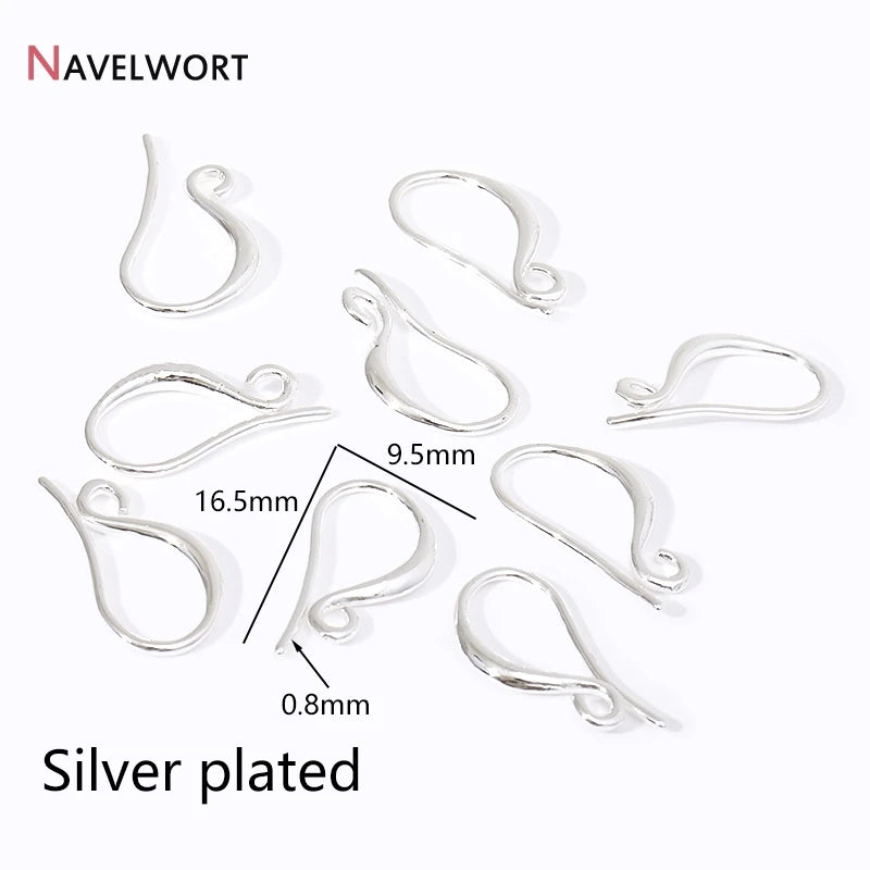 5 Pairs 18K Gold Plated Brass Earring Hooks,Earwires,Earrings For Luxury Earrings,DIY Earring Making Findings For Jewelry Making