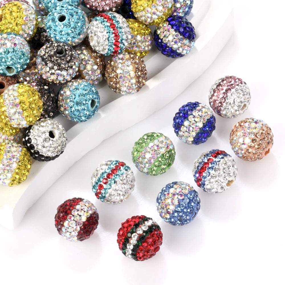 50Pcs/lot 16mm Colorful Disco Ball Christmas Cube Beads For Jewelry Making Findings DIY Bracelet Necklace Earring Accessories