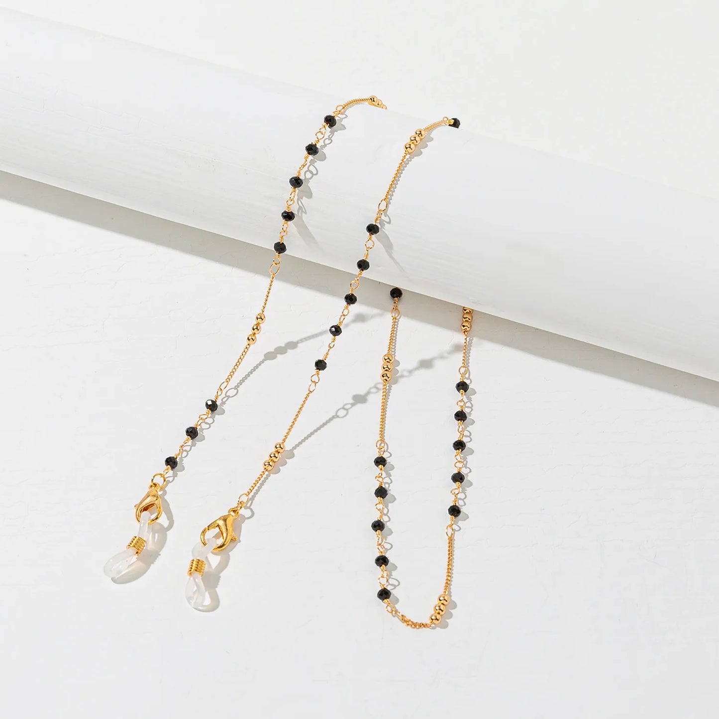 Colorful Metal Crystal Glasses Chain Fashion Women Non-Slip Eyeglasses Holder Cord Sunglass Accessories Face-Mask Lanyard Rope