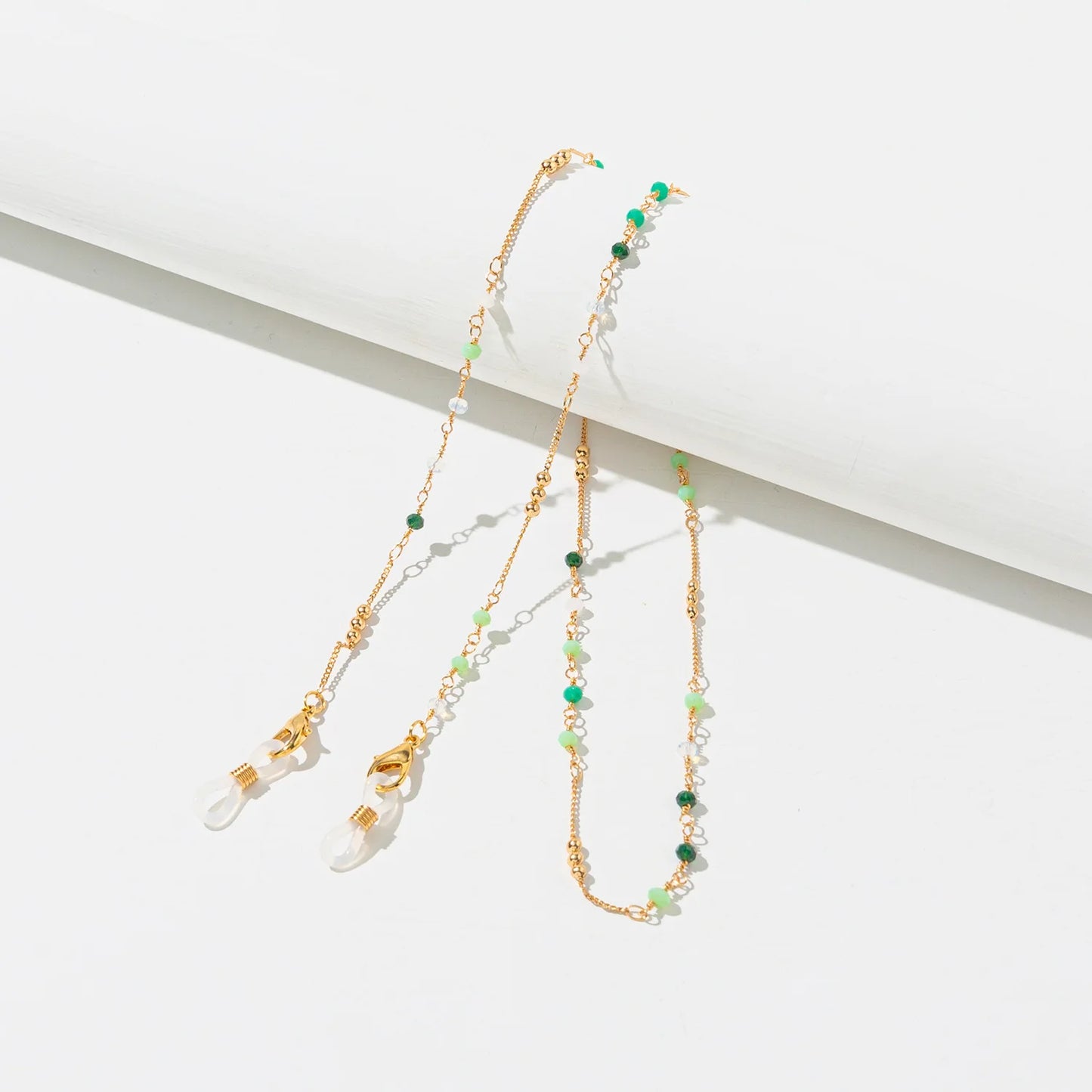 Colorful Metal Crystal Glasses Chain Fashion Women Non-Slip Eyeglasses Holder Cord Sunglass Accessories Face-Mask Lanyard Rope