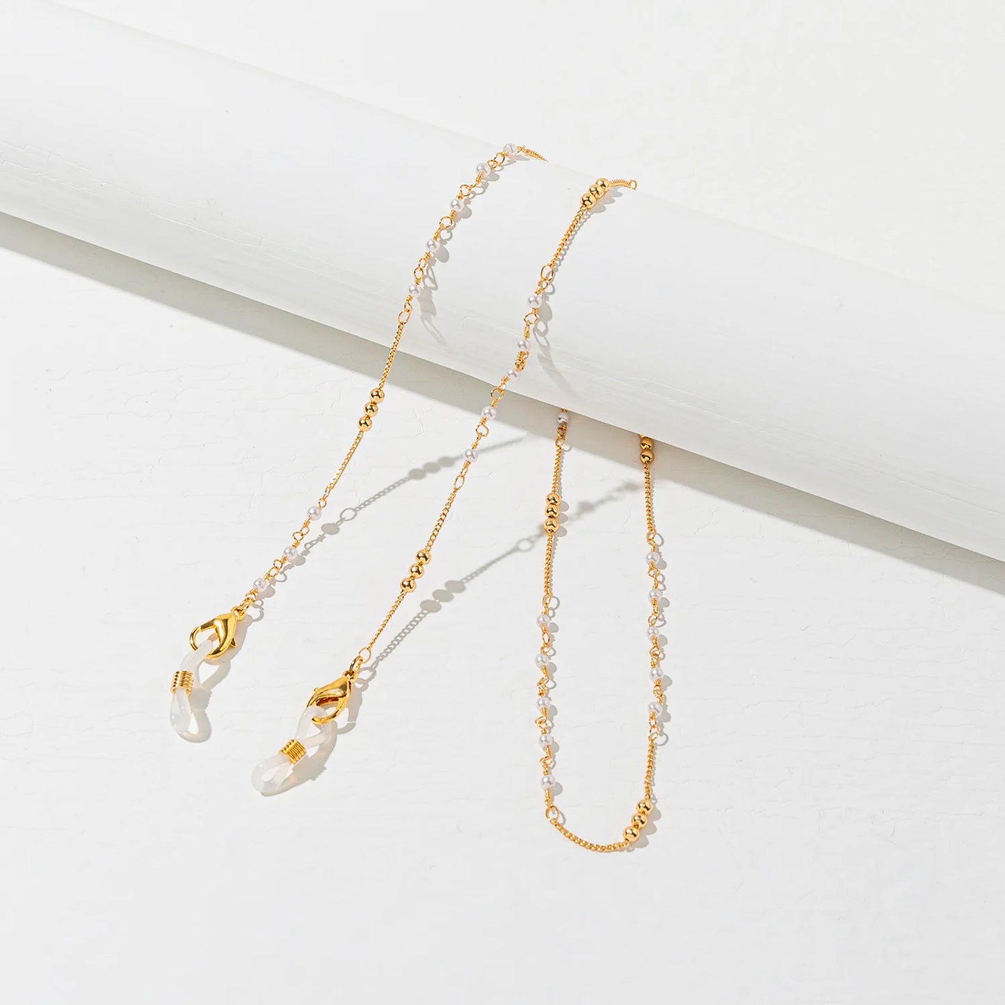 Colorful Metal Crystal Glasses Chain Fashion Women Non-Slip Eyeglasses Holder Cord Sunglass Accessories Face-Mask Lanyard Rope