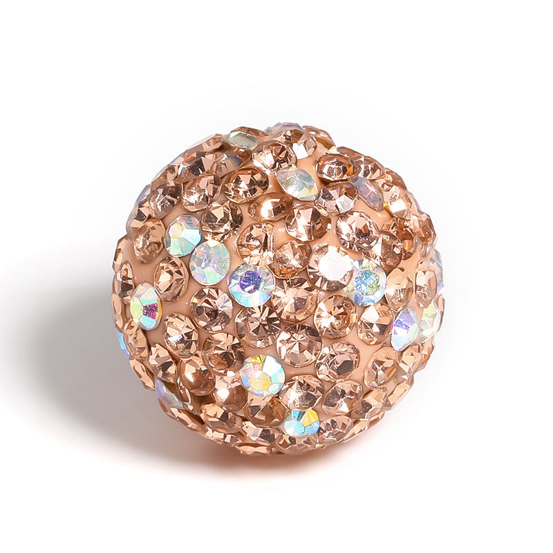 Shambhala clay diamond ball color rhinestone polymer clay bead diy full drill bead