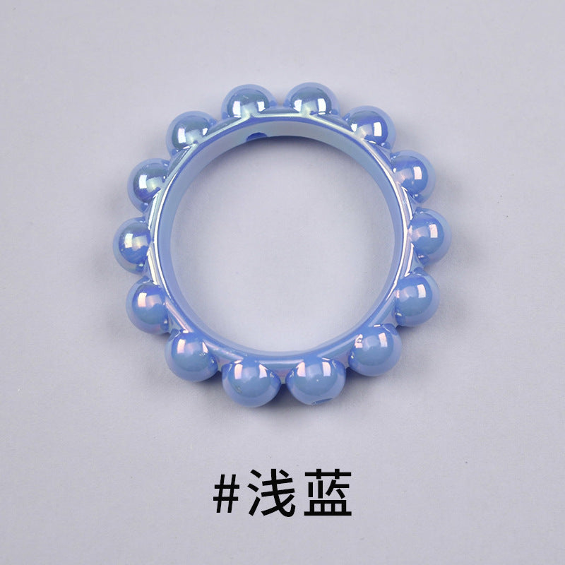 Acrylic bitter melon ring AB color DIY accessories