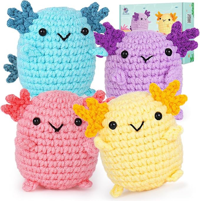 CODGP Crochet Kit,13in Crochet Animal Kit Elephant,Crochet Starter Kit Gift for Adults Kids with Yarn Sets,Amigurumi Crochet Kits with Step-by-Step Video Tutorials Visit the CODGP Store