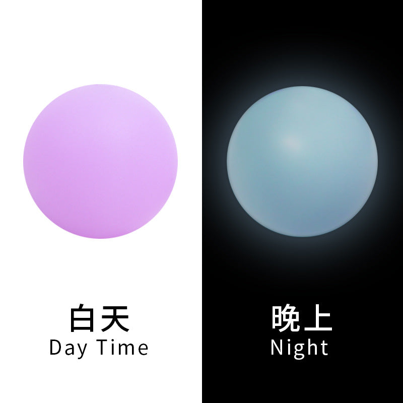 现货硅胶夜光珠子彩色荧光珠diy饰品手串发光配件硅胶夜明珠批发