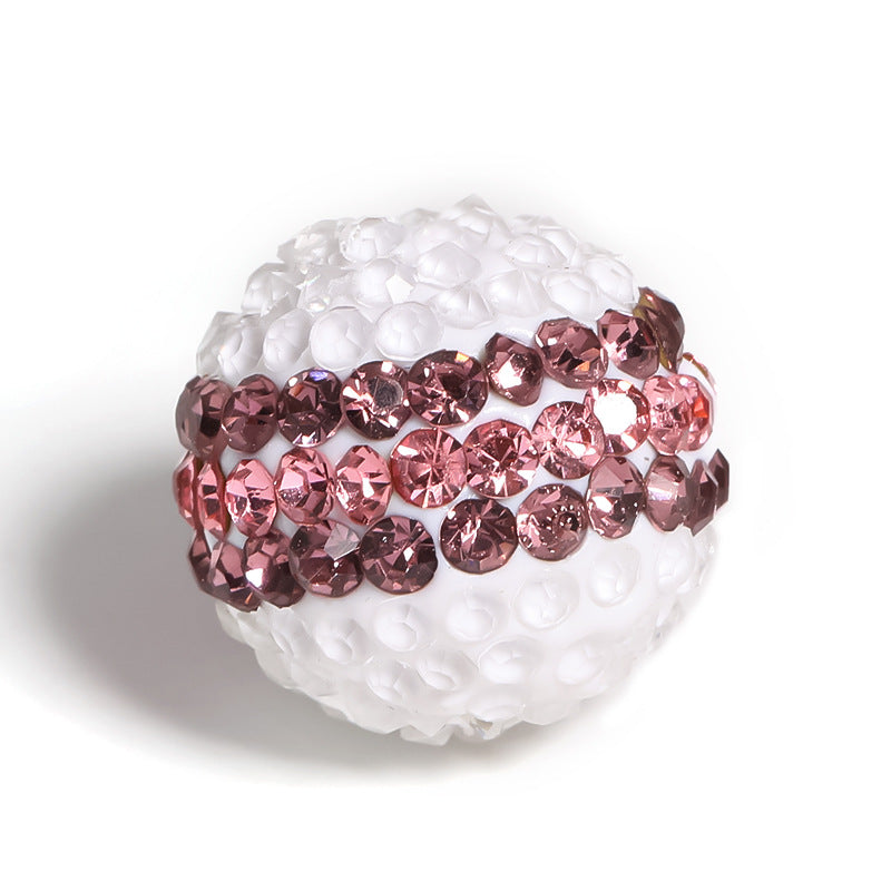 Shambhala clay diamond ball color rhinestone polymer clay bead diy full drill bead