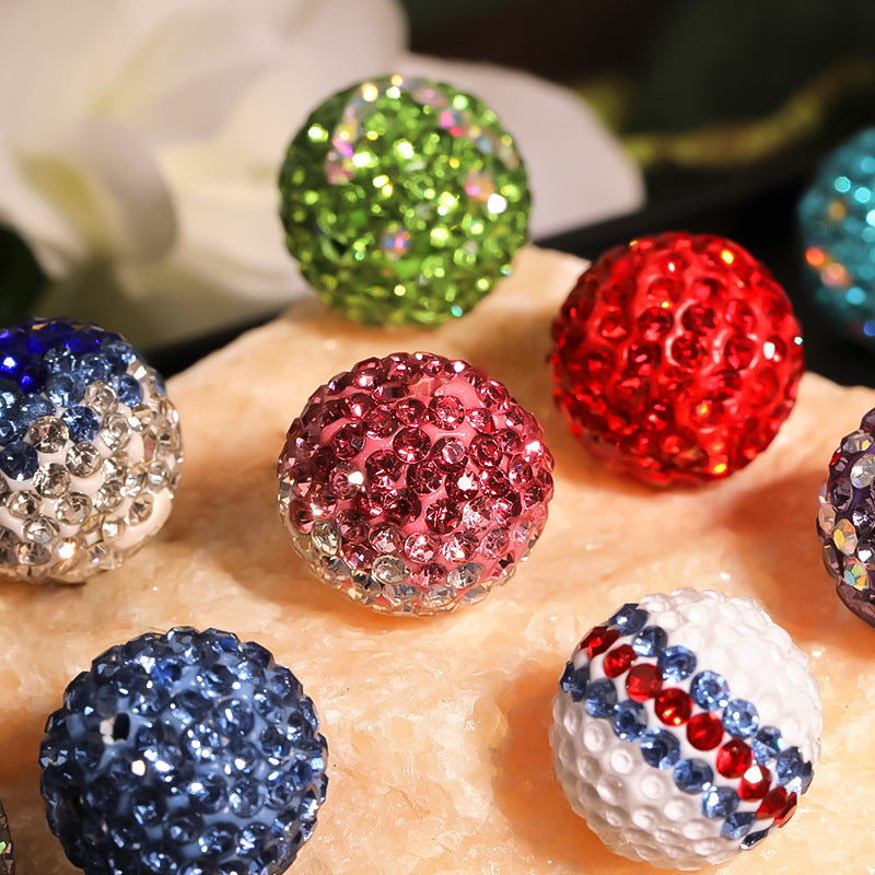 Shambhala clay diamond ball color rhinestone polymer clay bead diy full drill bead