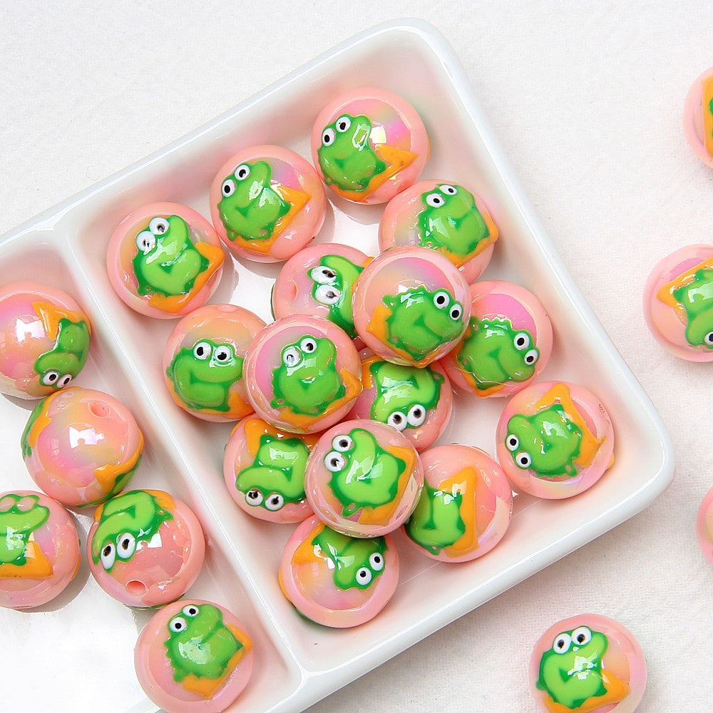 Halloween beads Loose bead Pumpkin Ghost diy beads