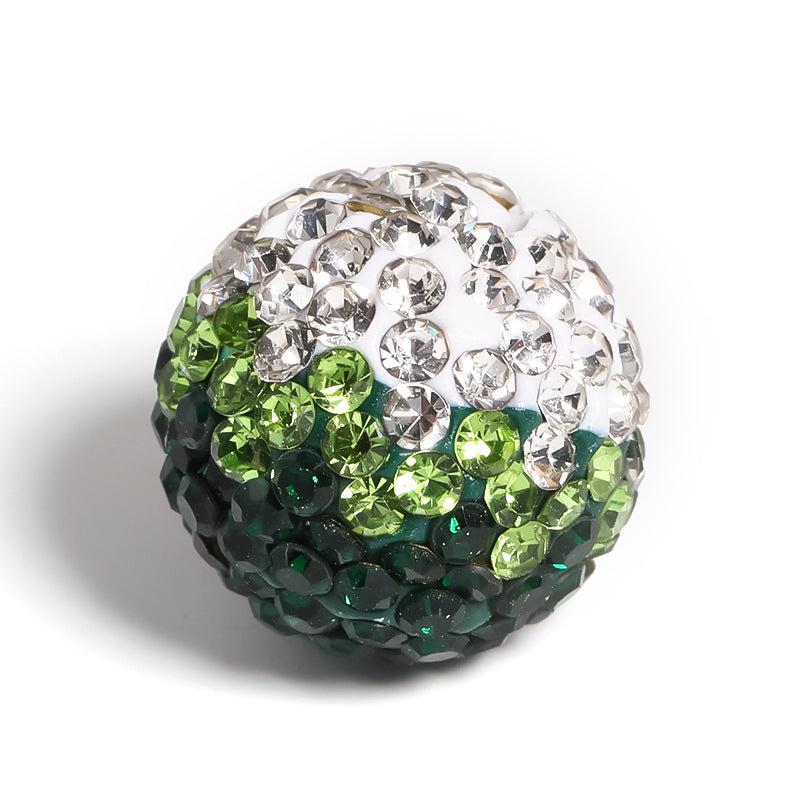 Shambhala clay diamond ball color rhinestone polymer clay bead diy full drill bead