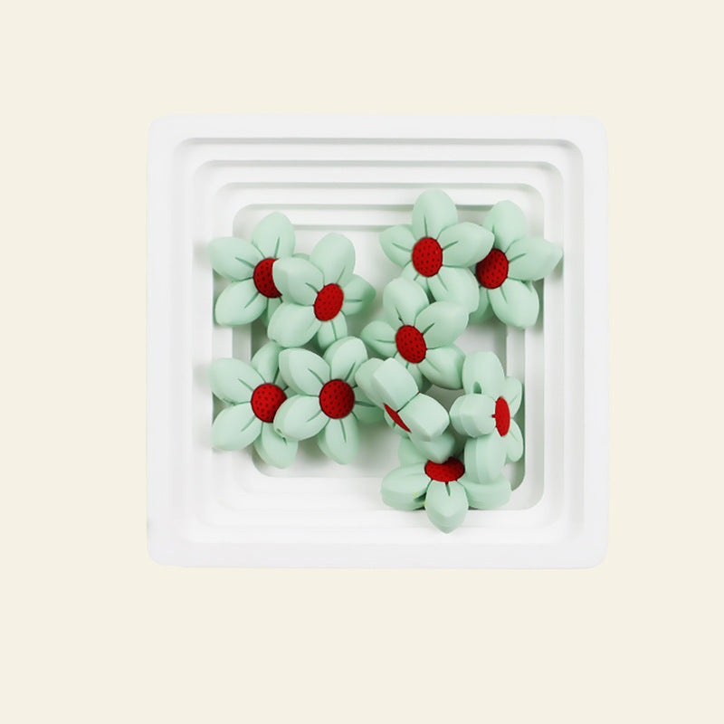New gardenia loose beads