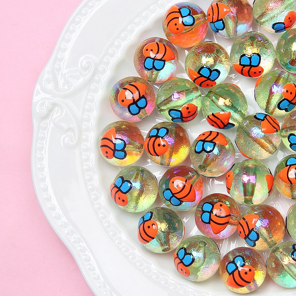 Acrylic beading diy loose bead jewelry accessory beads