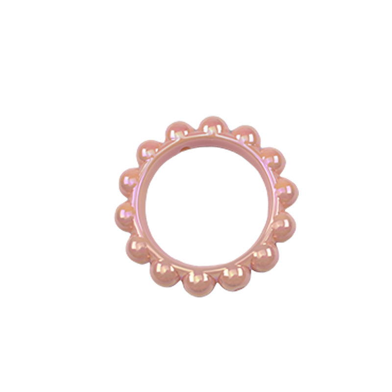 Acrylic bitter melon ring AB color DIY accessories