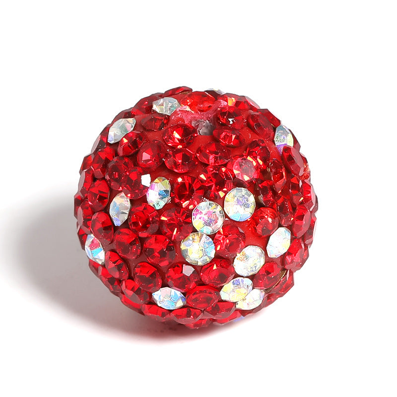 Shambhala clay diamond ball color rhinestone polymer clay bead diy full drill bead