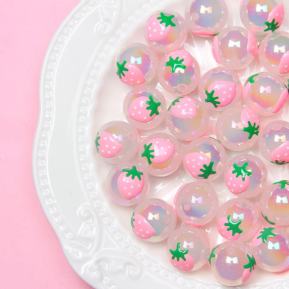 Acrylic beading diy loose bead jewelry accessory beads