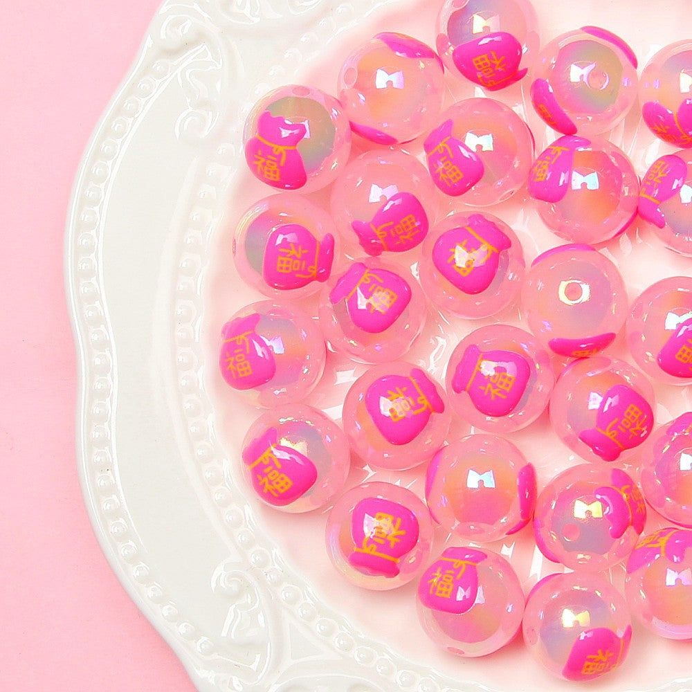 Acrylic beading diy loose bead jewelry accessory beads