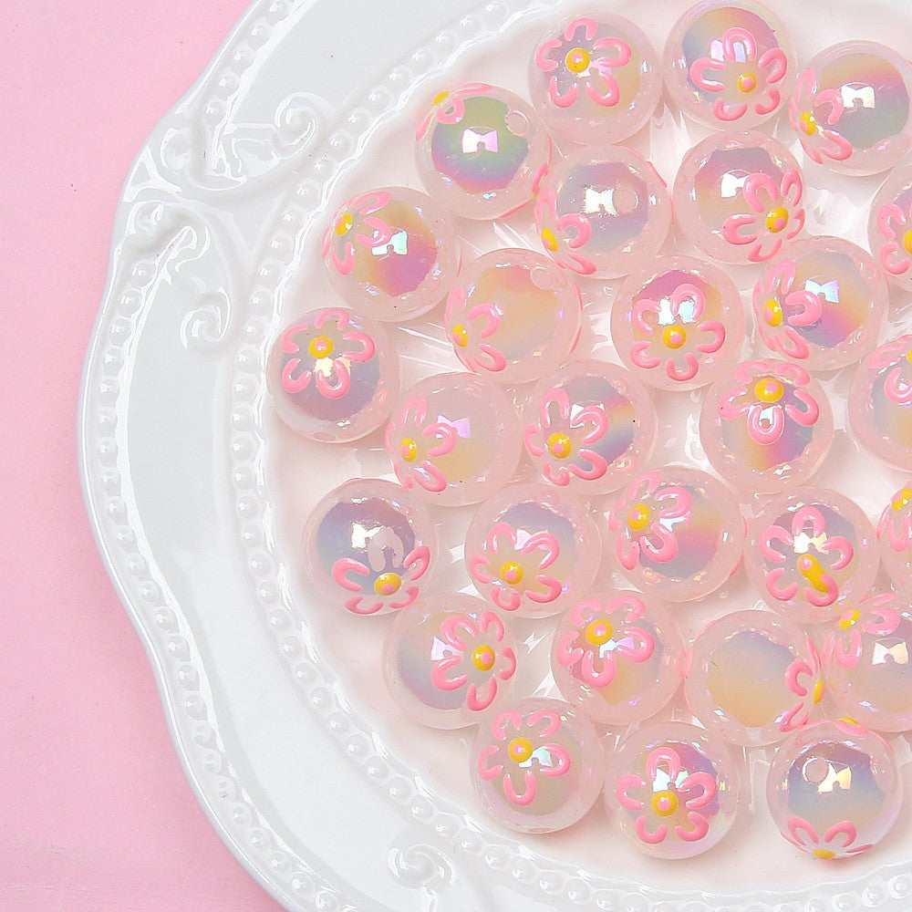 Acrylic beading diy loose bead jewelry accessory beads