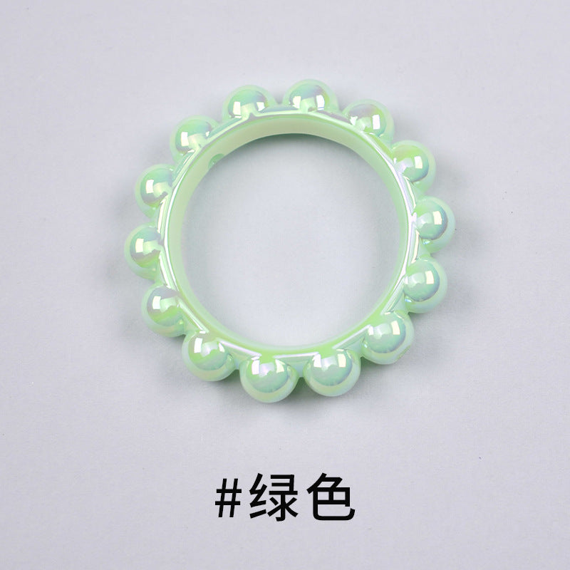 Acrylic bitter melon ring AB color DIY accessories