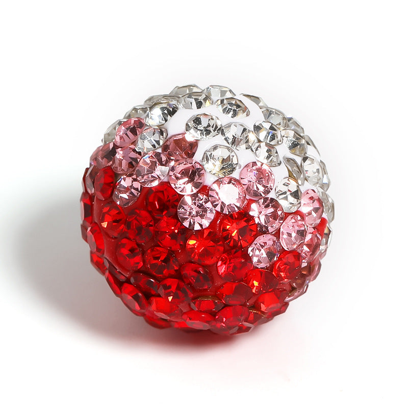 Shambhala clay diamond ball color rhinestone polymer clay bead diy full drill bead