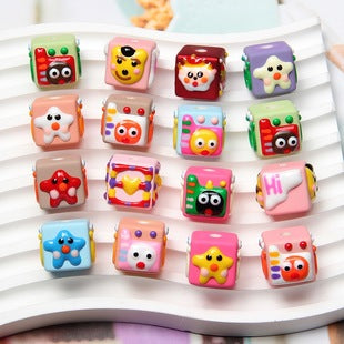 Halloween beads Loose bead Pumpkin Ghost diy beads