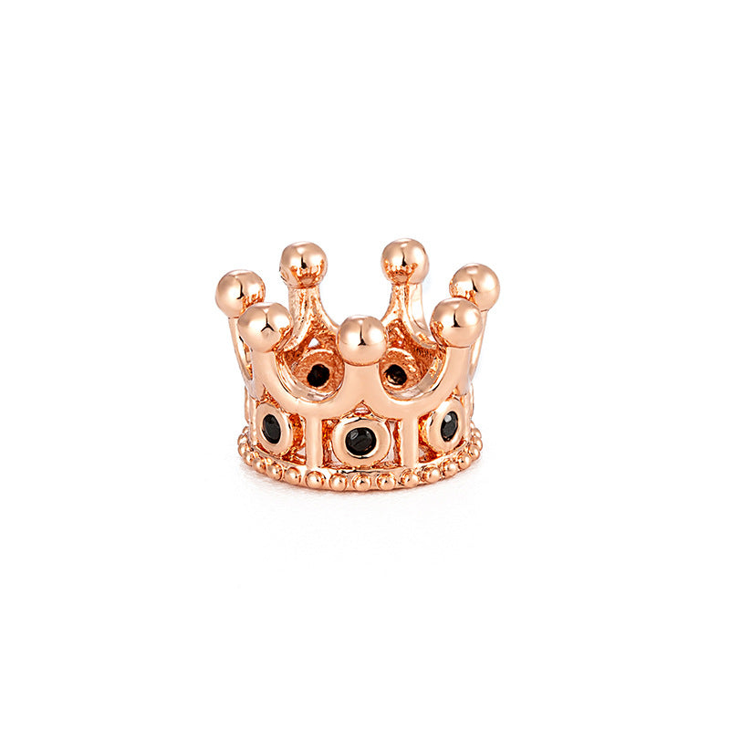 diy Jewelry Micro-set Accessories Crown Jewelry Zircon DIY loose bead bracelet beads