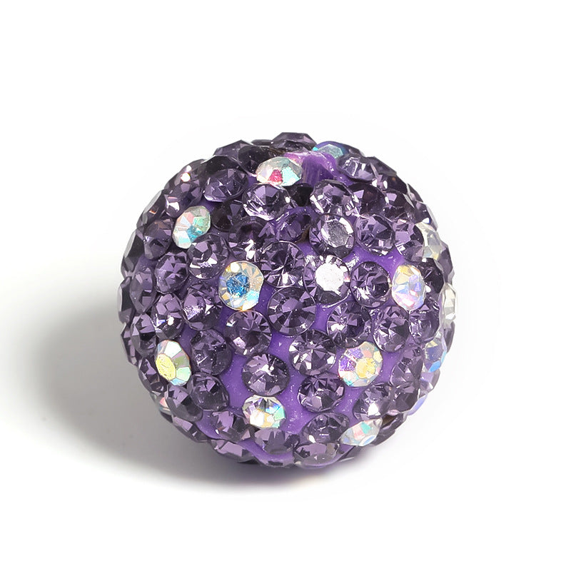 Shambhala clay diamond ball color rhinestone polymer clay bead diy full drill bead
