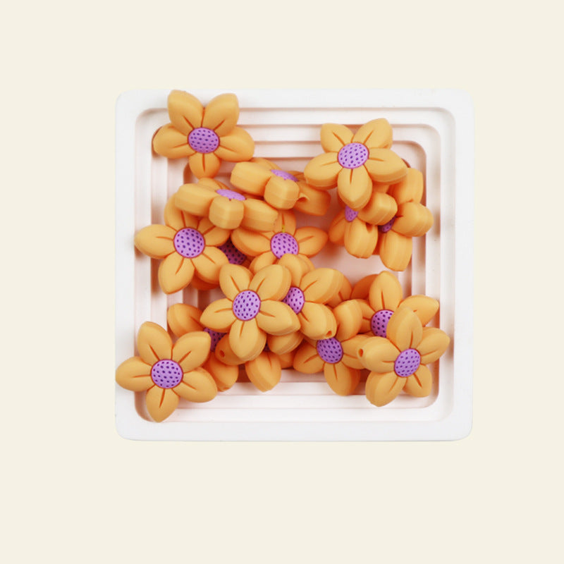 New gardenia loose beads