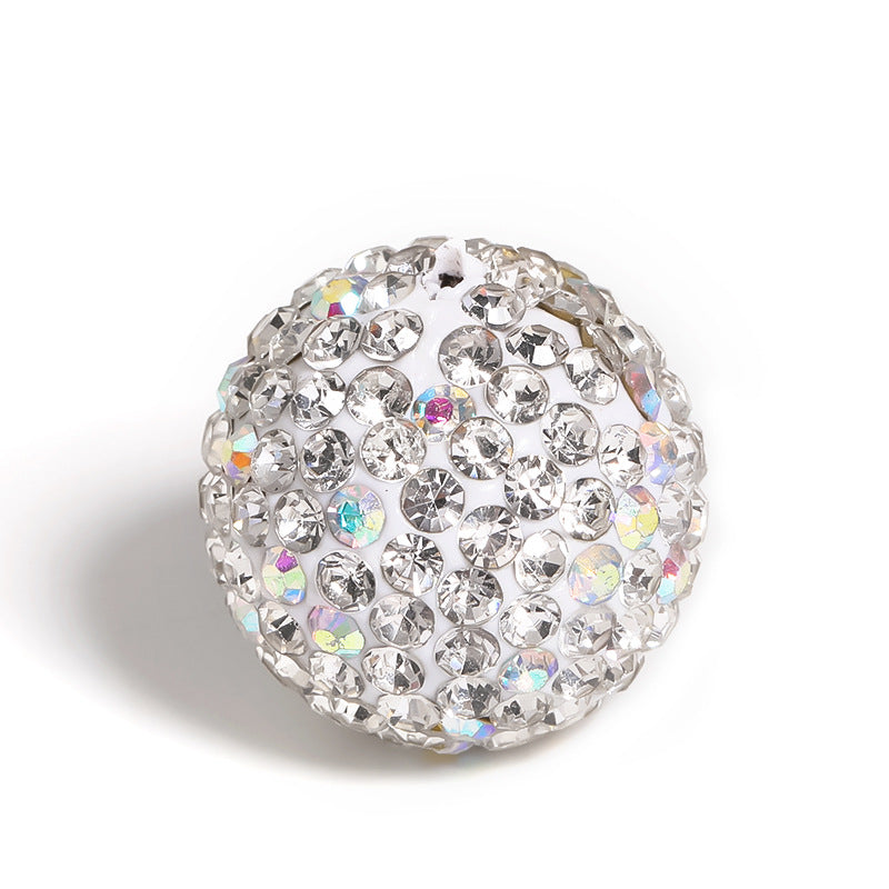 Shambhala clay diamond ball color rhinestone polymer clay bead diy full drill bead