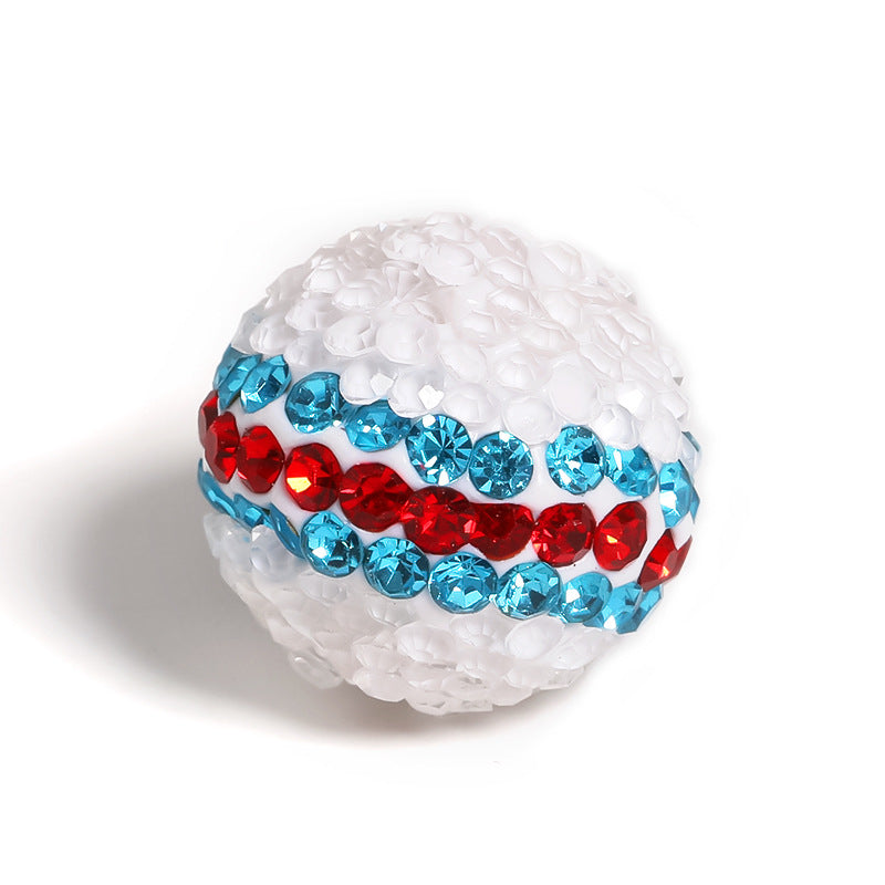 Shambhala clay diamond ball color rhinestone polymer clay bead diy full drill bead