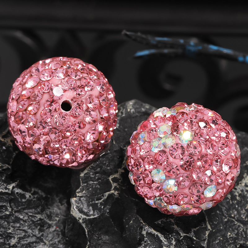Shambhala clay diamond ball color rhinestone polymer clay bead diy full drill bead