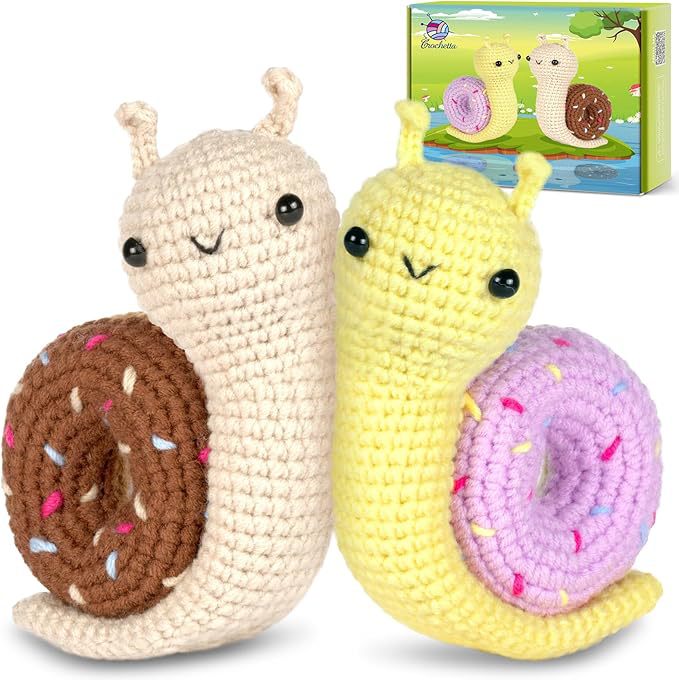 CODGP Crochet Kit,13in Crochet Animal Kit Elephant,Crochet Starter Kit Gift for Adults Kids with Yarn Sets,Amigurumi Crochet Kits with Step-by-Step Video Tutorials Visit the CODGP Store
