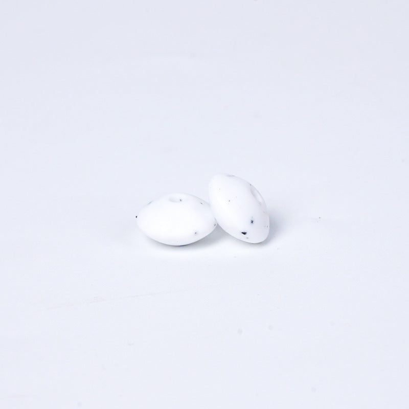 现货硅胶小隔珠diy手链项链饰品彩色散珠配件食品级硅胶珠子批发