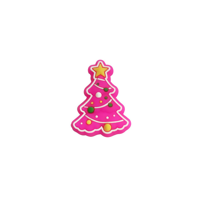 Christmas silicone beads cartoon Christmas tree old man silicone loose beads DIY beading pen