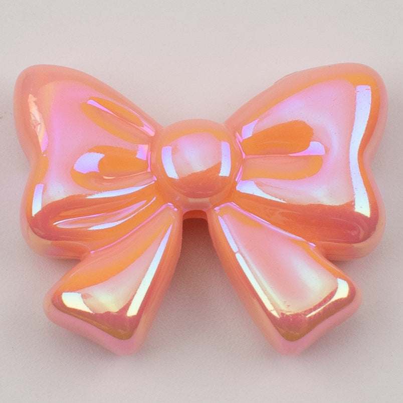 Bow Cute magic color anti-scratch hole DIY accessories accessories