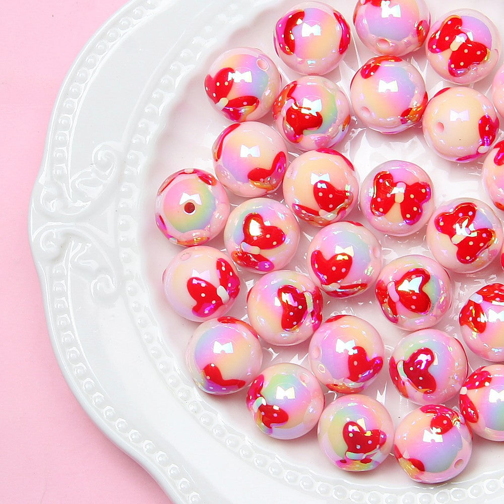 Acrylic beading diy loose bead jewelry accessory beads
