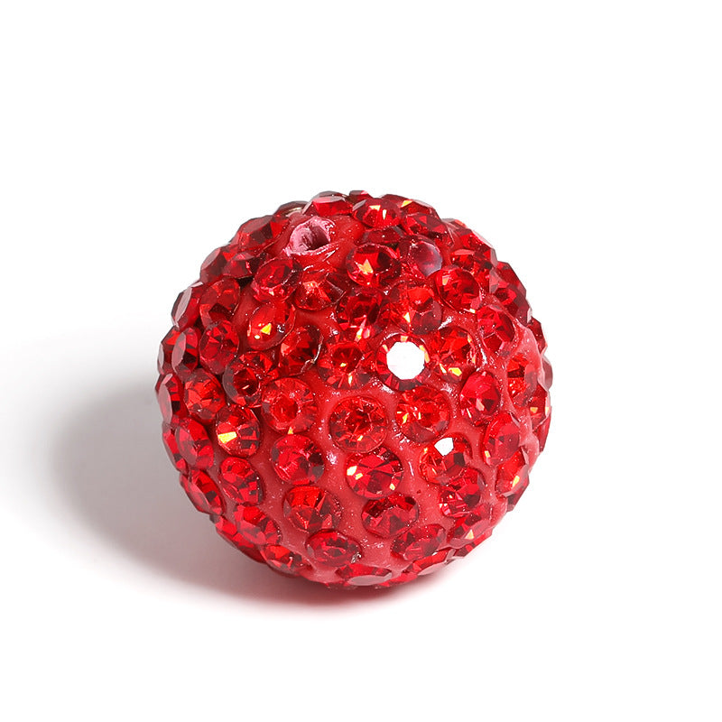 Shambhala clay diamond ball color rhinestone polymer clay bead diy full drill bead