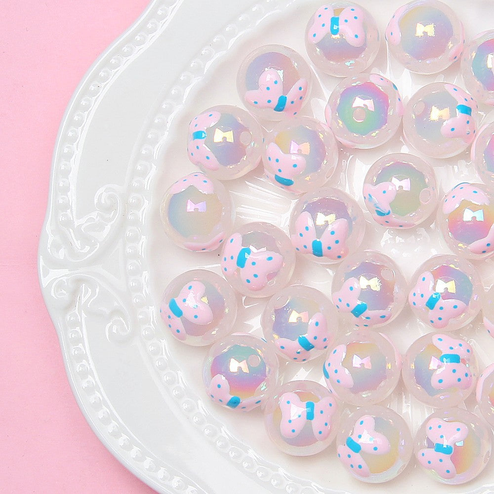 Acrylic beading diy loose bead jewelry accessory beads