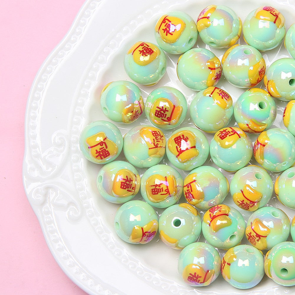 Acrylic beading diy loose bead jewelry accessory beads