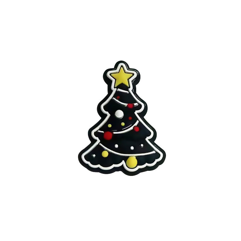 Christmas silicone beads cartoon Christmas tree old man silicone loose beads DIY beading pen