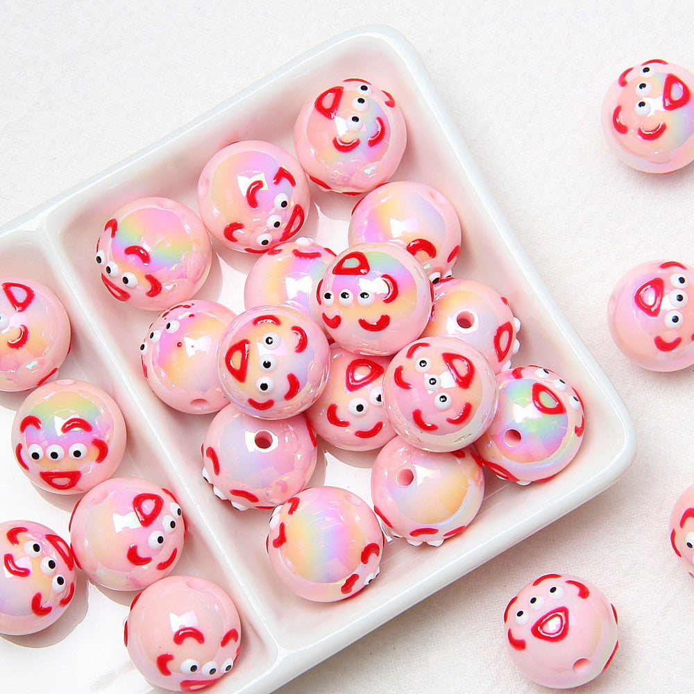 Halloween beads Loose bead Pumpkin Ghost diy beads