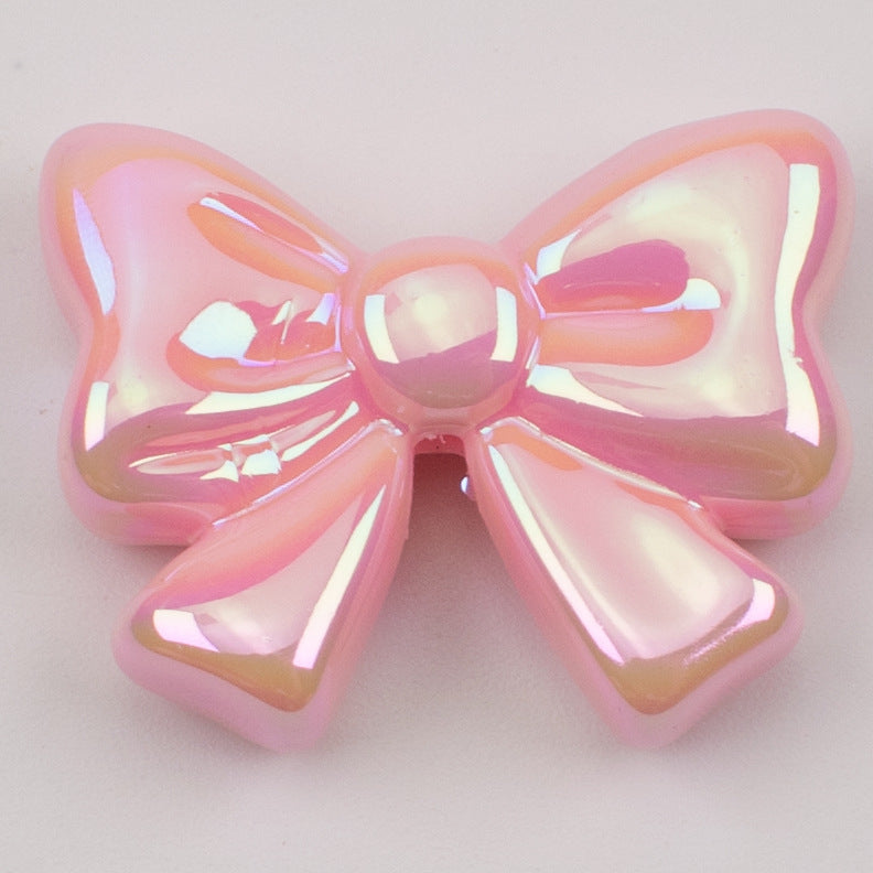 Bow Cute magic color anti-scratch hole DIY accessories accessories