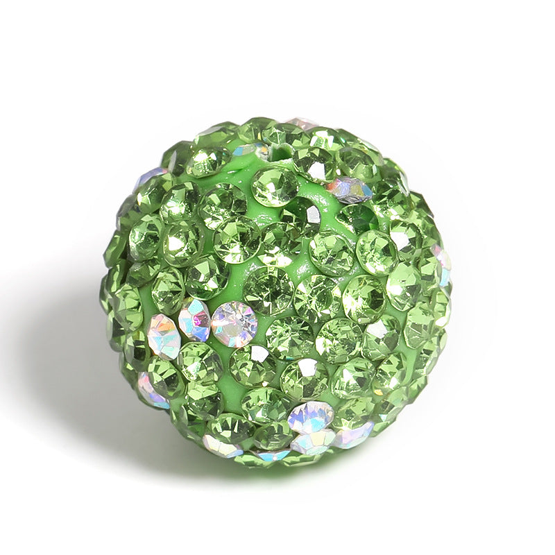 Shambhala clay diamond ball color rhinestone polymer clay bead diy full drill bead