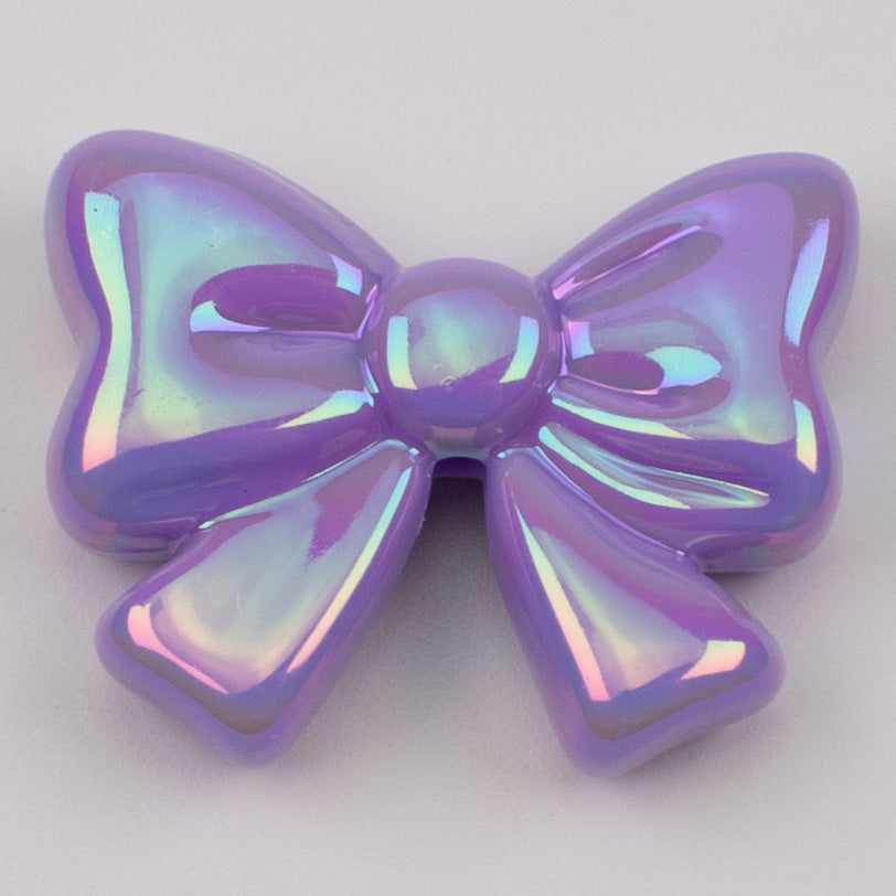Bow Cute magic color anti-scratch hole DIY accessories accessories