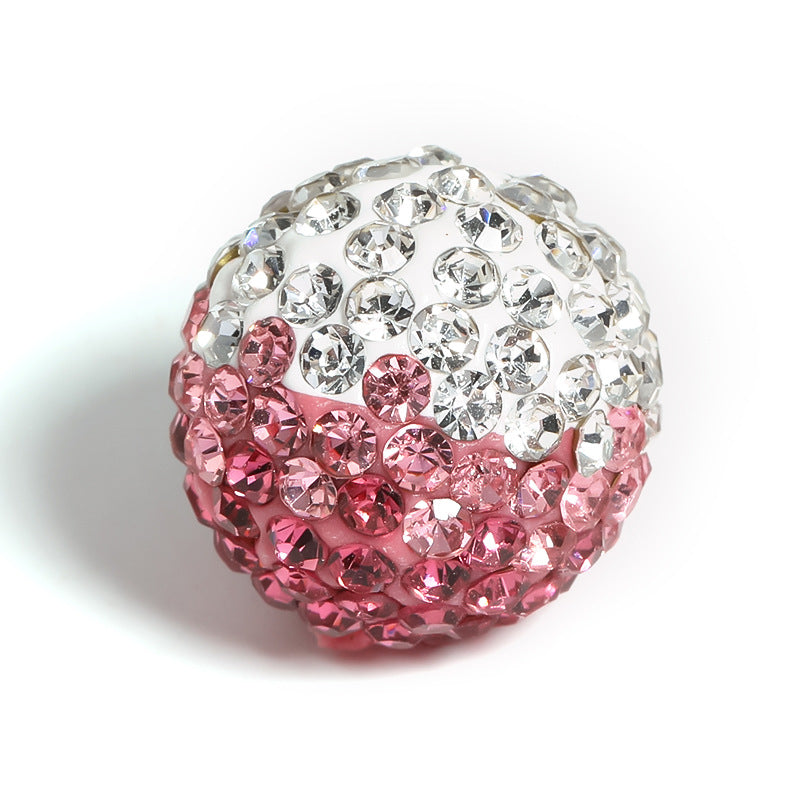 Shambhala clay diamond ball color rhinestone polymer clay bead diy full drill bead