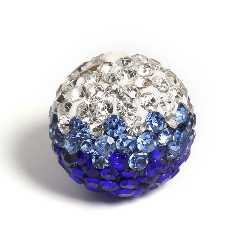 Shambhala clay diamond ball color rhinestone polymer clay bead diy full drill bead