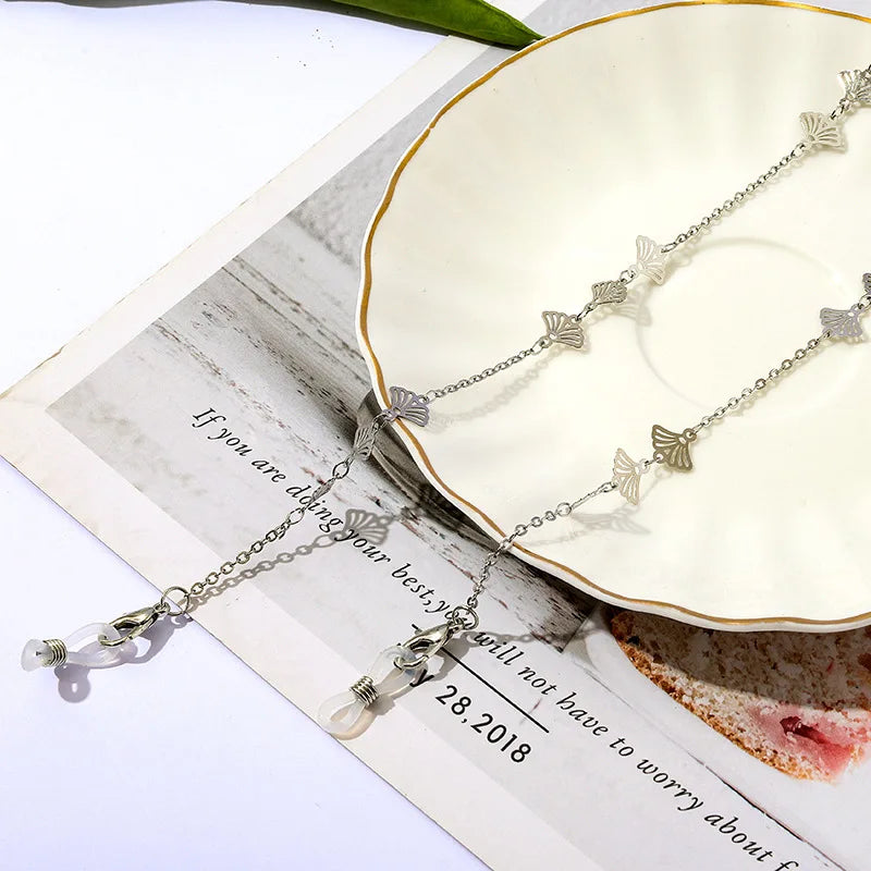 Vintage Metal Eyeglasses Chain For Men Women Glasses Holder Rope Gold Silver Sunglasses Lanyard Strap Anti-Slip Face-Mask Cords