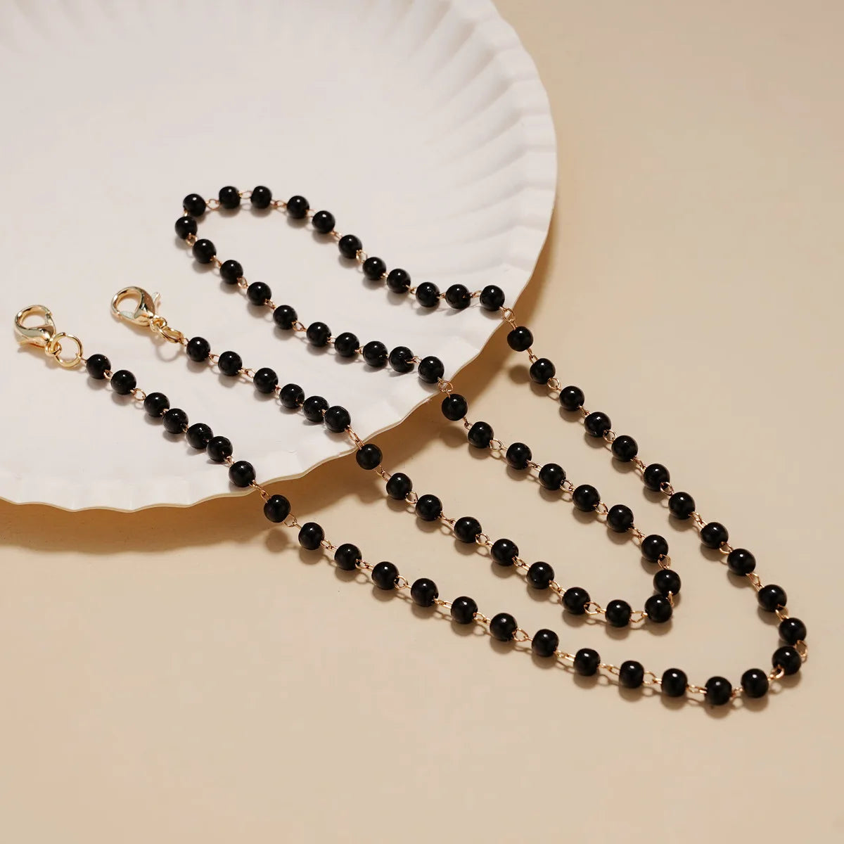 Vintage Pearl Beaded Face-Mask Chain Sunglasses Lanyard Women Adjustable Glasses Holder Cord Anti-Slip Reading Eyewear Jewelry