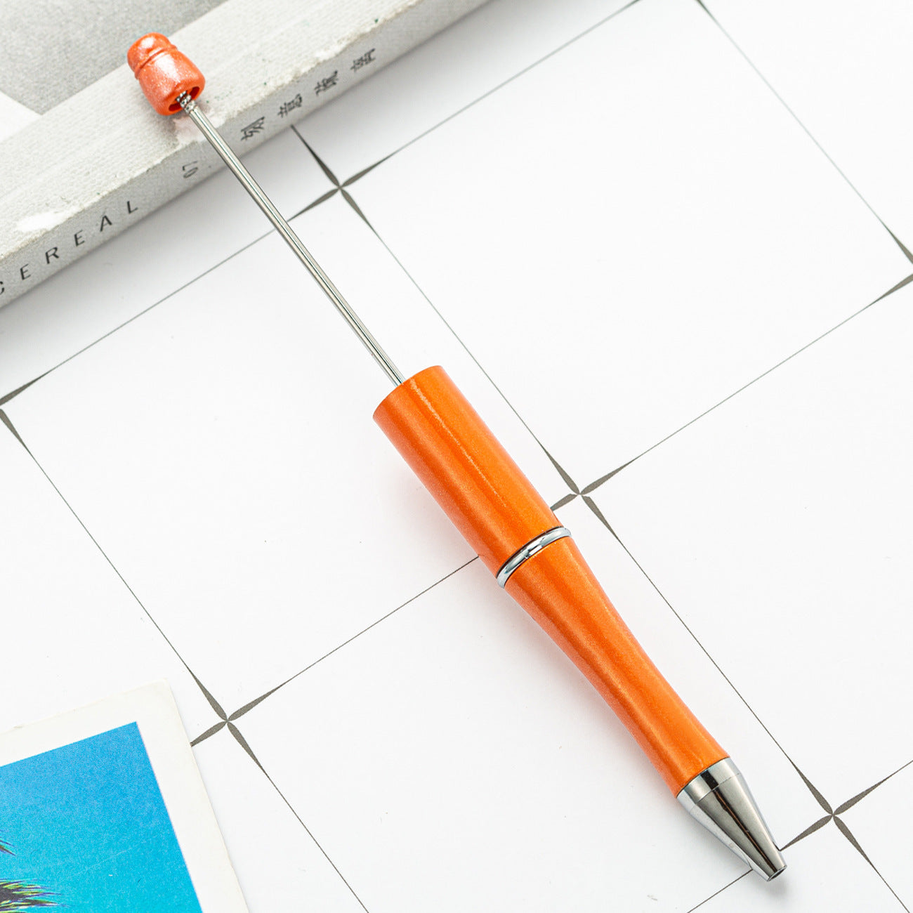 New Candy Beaded Ballpoint Pen Diy Pens Gift for Writing Beadable Pens Beadable Pen DIY Gift for Student Office Supplies